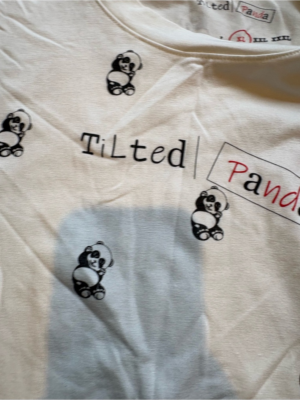 Tilted Panda Shirt NWT